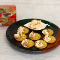 いか明太子のカナッペ