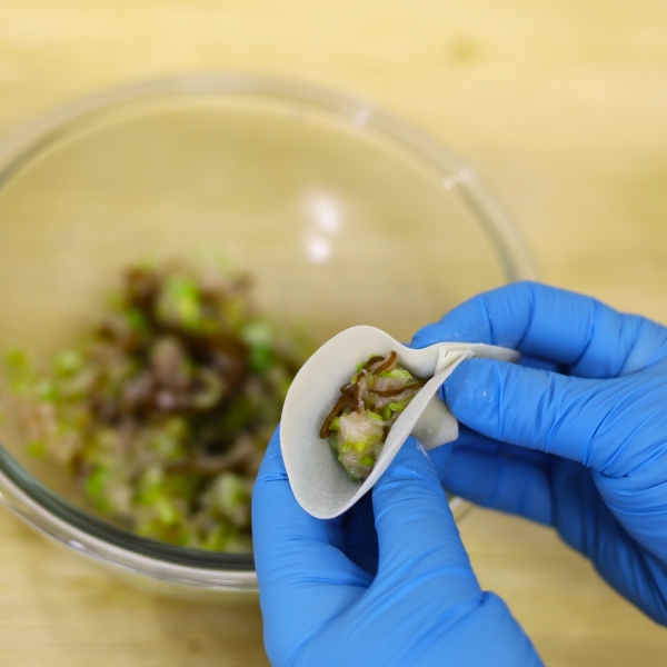 さっぱりもずく餃子