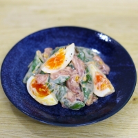 いか塩辛のマヨサラダ