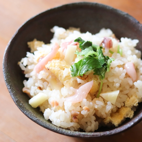 いか糀漬の炊き込みご飯
